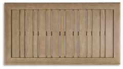 Gerianne Grayish Brown Outdoor Coffee Table - Ornate Home
