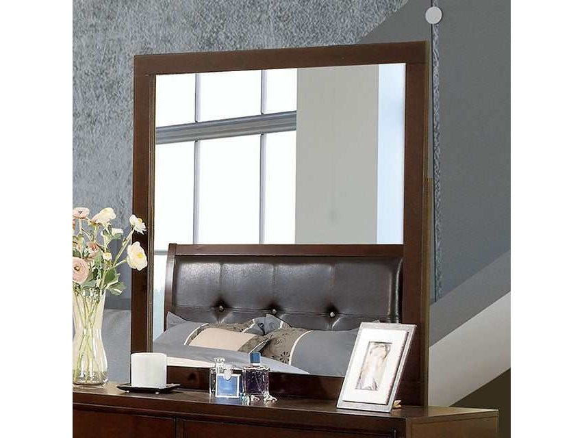 Gerico Brown Cherry Mirror - Ornate Home