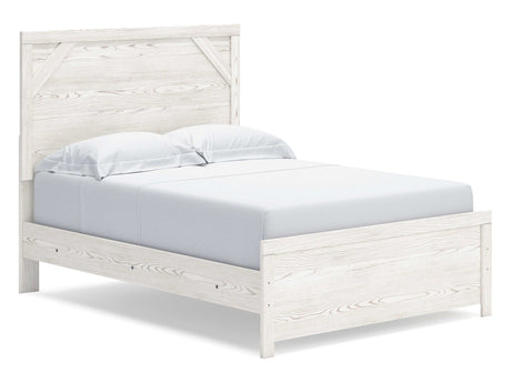 Gerridan White & Gray Full Panel Youth Bed Frame - Ornate Home