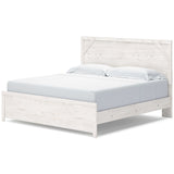 Gerridan White & Gray King Panel Bed - Ornate Home