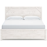 Gerridan White & Gray King Panel Bed - Ornate Home