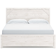 Gerridan White & Gray King Panel Bed - Ornate Home