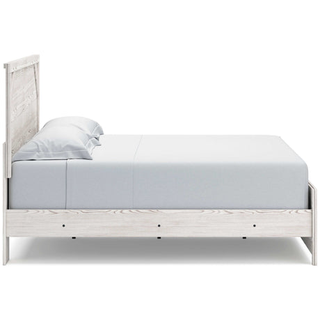 Gerridan White & Gray King Panel Bed - Ornate Home