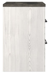 Gerridan White & Gray Nightstand - Ornate Home