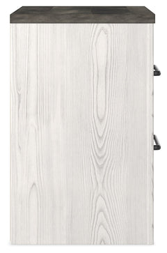 Gerridan White & Gray Nightstand - Ornate Home