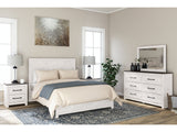 Gerridan White & Gray Nightstand - Ornate Home