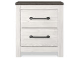 Gerridan White & Gray Nightstand - Ornate Home