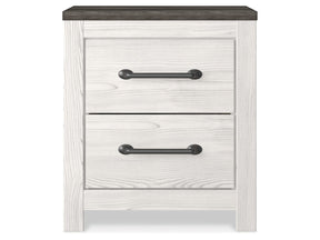 Gerridan White & Gray Nightstand - Ornate Home