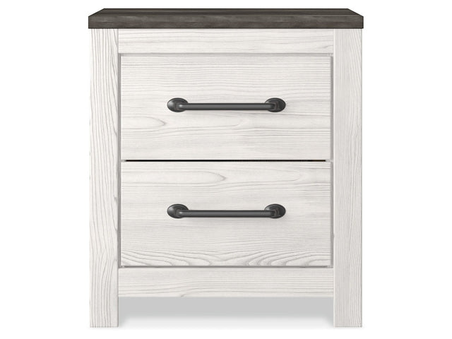 Gerridan White & Gray Nightstand - Ornate Home