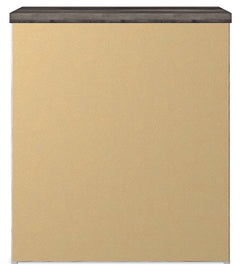 Gerridan White & Gray Nightstand - Ornate Home