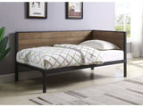 Getler Weathered Chestnut & Black Daybed - Ornate Home