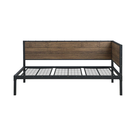 Getler Weathered Chestnut & Black Daybed - Ornate Home