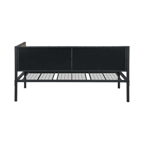 Getler Weathered Chestnut & Black Daybed - Ornate Home