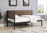 Getler Weathered Chestnut & Black Daybed - Ornate Home