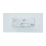 Gianna Clear Glass & Stainless Steel 7pc Dining Room Set - Ornate Home