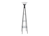 Gianni Charcoal Black Versatile Shelf Tower Floor Lamp - Ornate Home