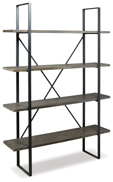 Gilesgrove Black/Gray Bookcase - Ornate Home