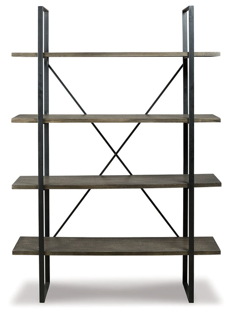 Gilesgrove Black/Gray Bookcase - Ornate Home