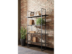 Gilesgrove Black/Gray Bookcase - Ornate Home