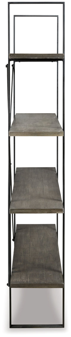 Gilesgrove Black/Gray Bookcase - Ornate Home
