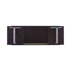 Glavan Cappuccino Rectangular Storage Office Desk - Ornate Home
