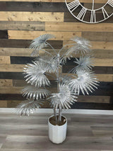 Gleaming Silver Fan Palm - Ornate Home