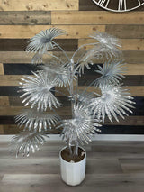 Gleaming Silver Fan Palm - Ornate Home