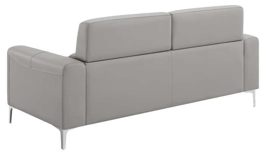 Glenmark Taupe Stationary Sofa - Ornate Home