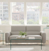 Glenmark Taupe Stationary Sofa - Ornate Home