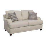 Glenn Light Grey Loveseat - Ornate Home