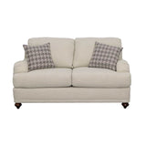 Glenn Light Grey Loveseat - Ornate Home