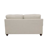Glenn Light Grey Loveseat - Ornate Home
