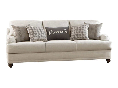 Glenn Light Grey Stationary Sofa - Ornate Home