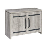 Gracie Grey Driftwood Accent Cabinet - Ornate Home