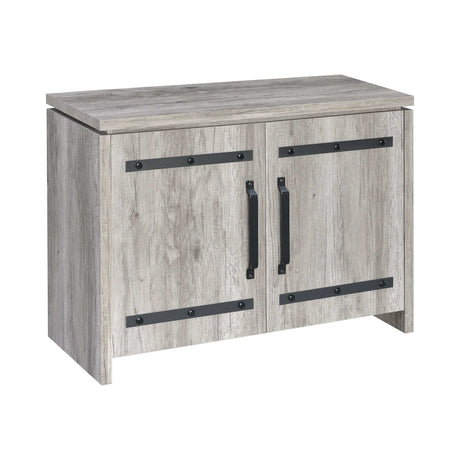 Gracie Grey Driftwood Accent Cabinet - Ornate Home