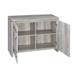 Gracie Grey Driftwood Accent Cabinet - Ornate Home