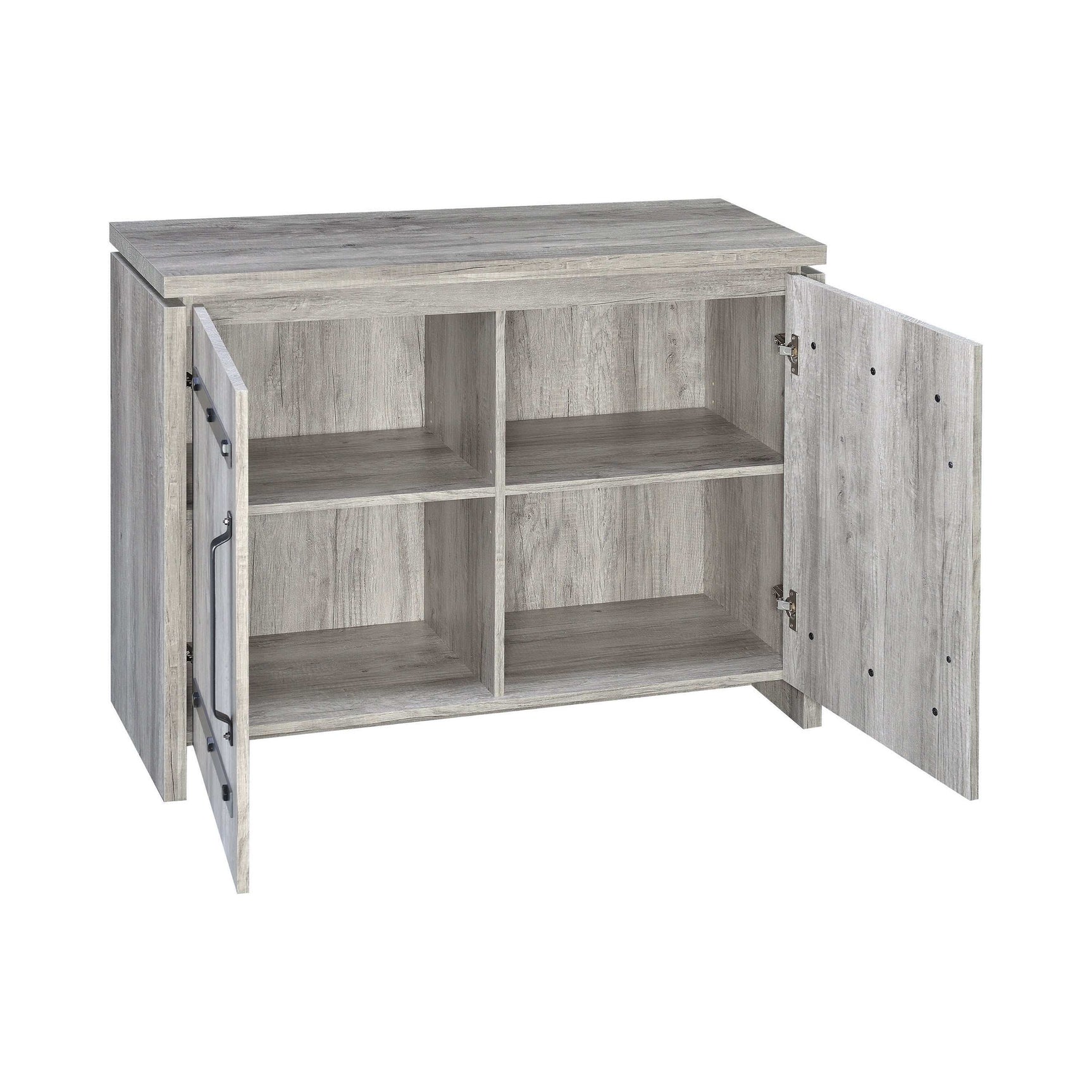 Gracie Grey Driftwood Accent Cabinet - Ornate Home