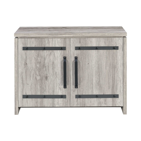 Gracie Grey Driftwood Accent Cabinet - Ornate Home
