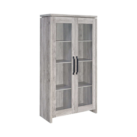 Gracie Grey Driftwood Tall Cabinet - Ornate Home