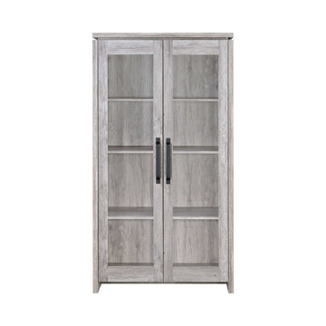 Gracie Grey Driftwood Tall Cabinet - Ornate Home