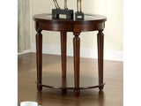 Granvia Dark Cherry End Table - Ornate Home