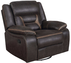 Greer Brown 3 Pc Motion Sofa Set - Ornate Home