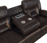 Greer Brown Motion Sofa - Ornate Home