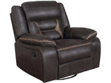 Greer Brown Swivel Glider Recliner - Ornate Home