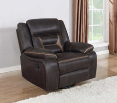 Greer Brown Swivel Glider Recliner - Ornate Home
