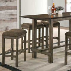 Gumboro Dark Walnut & Chestnut Counter Height Dining Room Set - Ornate Home