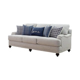 Gwen Light Grey Stationary Sofa - Ornate Home