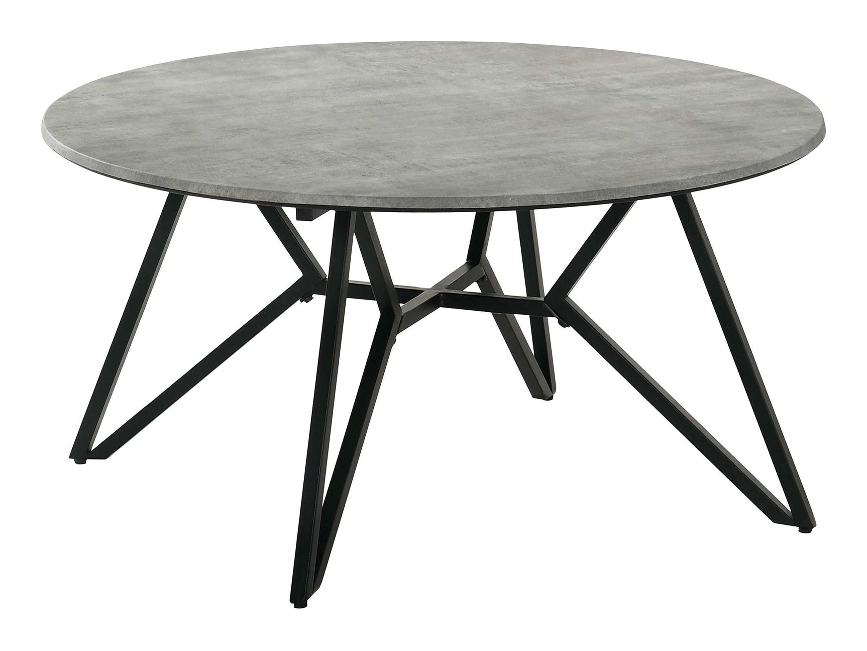 Hadi Cement / Gunmetal Coffee Table - Ornate Home