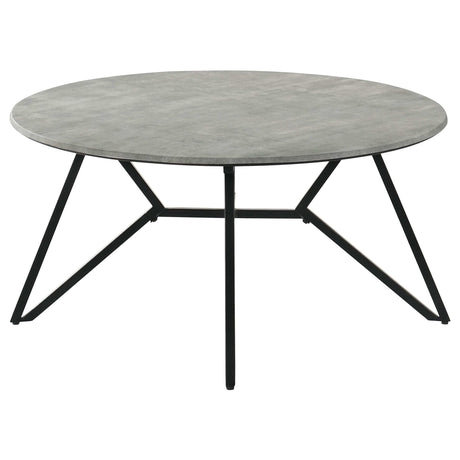 Hadi Cement / Gunmetal Coffee Table - Ornate Home