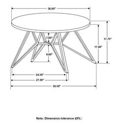 Hadi Cement / Gunmetal Coffee Table - Ornate Home